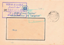 DDR Brief ZKD 1965 VEB Medizinmöbel Erwin Fischer Torgelow - Zentraler Kurierdienst