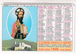 Calendarietto - Santuario Di S.matteo Apostolo Dei Frati Minori - S.marco In Lamis - Foggia - Anno 1998 - Formato Piccolo : 1991-00