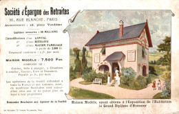 K2104 - Société D'Épargne Des Retraites - PARIS - Maison Modèle - Advertising