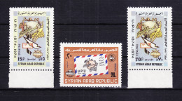 Syrien 1262-1264 Postfrisch Weltpostverein (UPU), MNH #RB490 - Siria