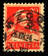 SCHWEIZ 1921 Nr 166 Gestempelt X29DEB6 - Used Stamps