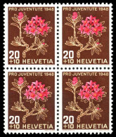 SCHWEIZ PRO JUVENTUTE Nr 516 Postfrisch VIERERBLOCK X54BBA6 - Ungebraucht