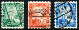 D-REICH 1925 Nr 372-374 Gestempelt X5DAABE - Gebruikt