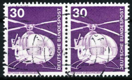 BRD DS INDUSTRIE U. TECHNIK Nr 849 Gestempelt WAAGR PAAR X668256 - Used Stamps