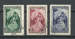 JUGOSLAVIA Jugoslawien 1948 Michel 542 - 544 O - Oblitérés