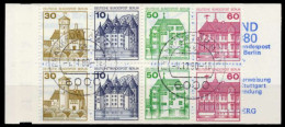 BERLIN MARKENHEFTCHEN Nr MH 12aoZ Zentrisch Gestempelt X9623FA - Postzegelboekjes