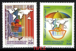 Année 2015-N°1708/1709 Neufs**MNH : Jnée Mondiale Des Droits Du Consommateur - Algérie (1962-...)