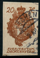 LIECHTENSTEIN 1920 Nr 20 Gestempelt X6A8DB6 - Gebruikt