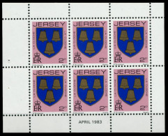 JERSEY HEFTCHENBLATT Nr HB 0-29 APR83 Postfrisch X6BE762 - Jersey