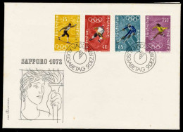 LIECHTENSTEIN 1971 Nr 551-554 BRIEF FDC X6C6D32 - Cartas & Documentos