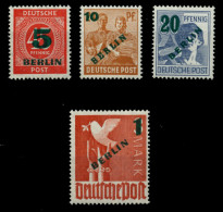 BERLIN 1949 Nr 64-67 Postfrisch Gepr. X6E0E42 - Unused Stamps
