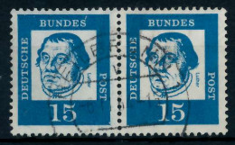 BRD DS BED. DEUT. Nr 351y Zentrisch Gestempelt WAAGR PAAR X77189A - Used Stamps