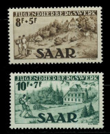 SAARLAND 1949 Nr 262-263 Postfrisch X7DA6AE - Unused Stamps