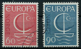 NORWEGEN 1966 Nr 547-548 Gestempelt X9C80F2 - Used Stamps