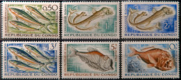 R2253/718 - CONGO - 1961/1964 - SERIE COMPLETE - N°142 à 147A NEUFS** - Neufs