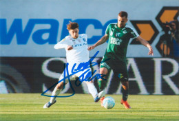 6)Autogramm Felix Huspek FC Blau-Weiß Linz 2018 BW Schlüßlberg Grieskirchen Wallern An Der Trattnach SV Austria Salzburg - Autographes