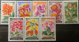 R2253/724 - CÔTE D'IVOIRE - 1961/1962 - Fleurs - SERIE COMPLETE - N°192A à 198 NEUFS**/* - Côte D'Ivoire (1960-...)
