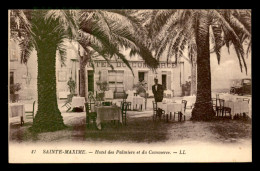 83 - SAINTE-MAXIME - HOTEL DES PALMIERS ET DU COMMERCE - Sainte-Maxime