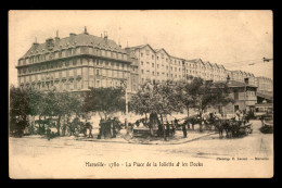 13 - MARSEILLE - LA PLACE DE LA JOLIETTE ET LES DOCKS - CARTE PIONNIERE - Joliette