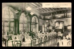 56 - LORIENT - LE GRAND HOTEL DES VOYAGEURS  - LA SALLE A MANGER - Lorient