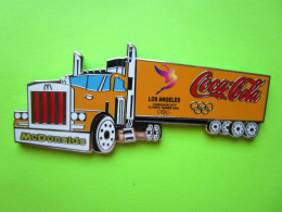 Gros Pin's Coca-Cola Mac Do McDonald's Camion Los Angeles City Candidate JO Jeux Olympiques 2024 - #516 - Coca-Cola