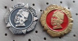 Josip Broz Tito Partisan 1941/1981 Yugoslavia  Pins - Personaggi Celebri