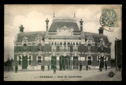 59 - CAMBRAI - FACADE DE LA GARE DE CHEMIN DE FER CAMBRESIS - Cambrai