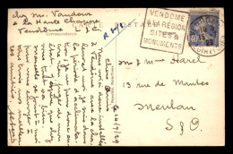 CACHET DAGUIN - VENDOME & LA REGION SITES & MONUMENTS (LOIR ET CHER) - Mechanical Postmarks (Other)