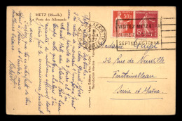 OBLITERATION MECANIQUE - METZ - R.LAFAYETTE 1937 - VISITEZ METZ ET SA FOIRE EXPOSITION SEPTEMBRE OCTOBRE - Annullamenti Meccaniche (Varie)
