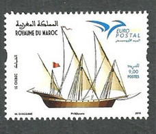 2015 - Maroc- Boats In Euromed Postal -Joint Issue- Complete Set MNH** - Marruecos (1956-...)