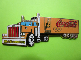 Gros Pin's Coca-Cola Mac Do McDonald's Camion Moscow Ville Candidate JO Jeux Olympiques 2012 - #622 - Coca-Cola