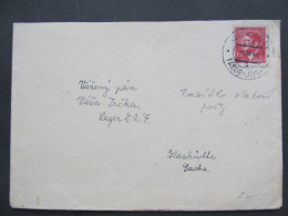 BRIEF Tábor - Jihlava 1943 Bahnpost   / P7194 - Lettres & Documents