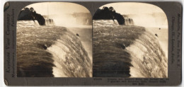 Stereo-Fotografie Keystone View Co., Meadville / PA, Ansicht Niagara Falls, Blick Auf Die Kanadischen Fälle Vom Prosp  - Photos Stéréoscopiques