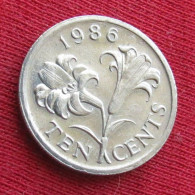 Bermuda 10 Cents 1986 KM# 46 Lt 781  Bermudes Bermudas - Bermuda