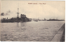 Egypt - Port Said The Port, Naval Ships - Altri & Non Classificati