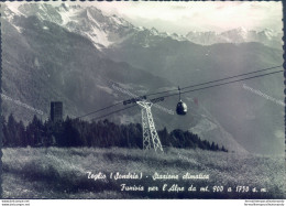 D44 - Cartolina  Provincia Di Sondrio - Teglio Funivia Per L'alpe - Sondrio