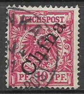 GERMANIA REICH  UFFICI IN CINA  1897-1900  FRANCOBOLLI DELLA GERMANIA  SOPRASTAMPATO  YVERT. 3A USATO VF - Deutsche Post In China