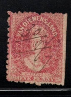 TASMANIA Scott # 23 Used - Van Diemens Land - CV $62.50 - Gebruikt