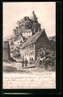 Künstler-AK Hohenstein B. Hersbruck, Gasthaus Z. Felsenburg  - Hersbruck