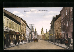 AK Lublin, Krakow-Przedmiescie, Strassenpartie  - Polen