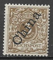 GERMANIA REICH UFFICI IN CINA 1897-1900 FRANCOBOLLI DELLA GERMANIA SOPRASTAMPATO YVERT. 1Aa  NUOVO SENZA GOMMA  VF - Deutsche Post In China