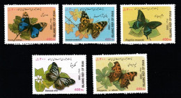 IRAN 2002 Mi.2839 Butterflies Set MNH** - Schmetterlinge