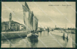 Forlì Cesenatico Porto Canale Barca Cartolina QT3329 - Forli