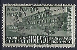 Italy 1950  Konferenz Der UNESCO, Florenz (o) Mi.791 - 1946-60: Oblitérés