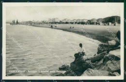 Forlì Cesenatico Spiaggia Blocchi Palizzata Foto Cartolina RB6724 - Forli