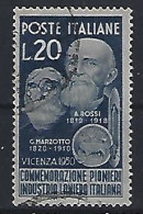 Italy 1950  Pioniere Der Wollindustrie (o) Mi.801 - 1946-60: Oblitérés