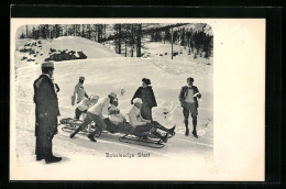 AK Bobsleadge Start  - Wintersport