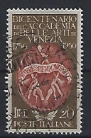 Italy 1950  Akademie Der Schonen Kunste (o) Mi.805 - 1946-60: Oblitérés