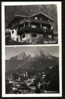 AK Berchtesgaden, Hotel Haus Dahlem, Ansicht Der Stadt  - Berchtesgaden