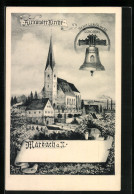 AK Marbach A. N., Ansicht Von Der Alexander Kirche  - Marbach